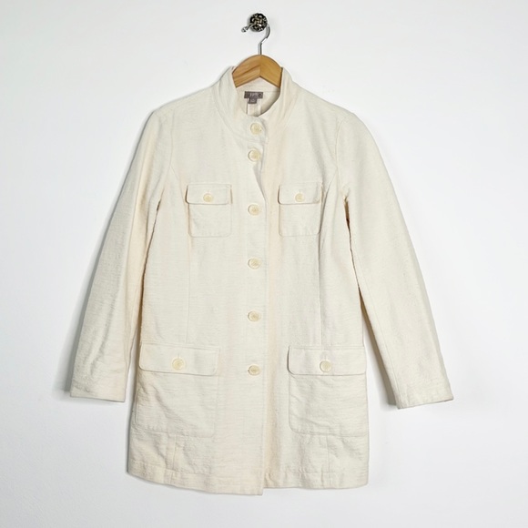 J Jill Cotton Blend Jacket - Picture 4 of 14